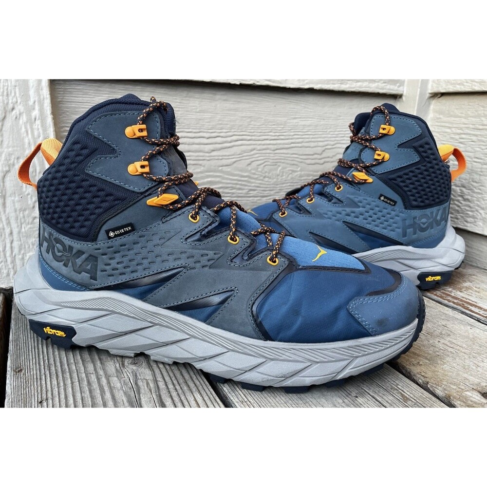 Hoka One One Anacapa Mid GTX Men's 13D Hiking Boots Real Teal/Outer Space